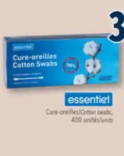 Familiprix Essentiel Cotton swabs, 400units offer