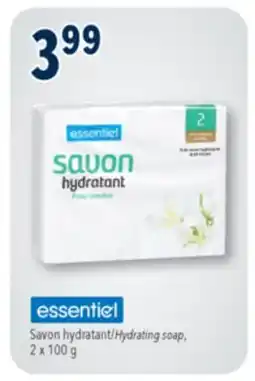 Familiprix Essentiel hydrating soap bar for sensitive skin 2un offer