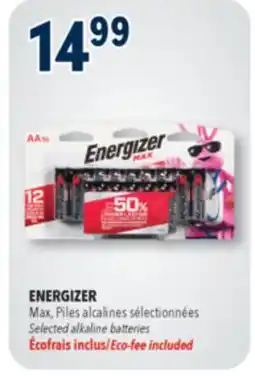 Familiprix Energizer Max AA alkaline battery 16un offer