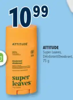 Familiprix Attitude Super Leaves deodorant stick Orange Blossom & Eucalyptus offer