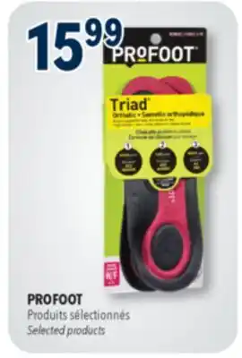 Familiprix Profoot Triad orthotic insoles for Women 6-10 offer