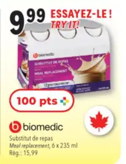 Familiprix Biomedic Meal replacement high protein - Vanilla offer