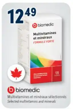 Familiprix Biomedic Multivitamins and Minerals Formula Forte tablets 120un offer