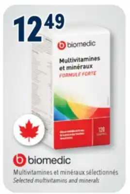 Familiprix Biomedic Multivitamins and Minerals Formula Forte tablets 120un offer