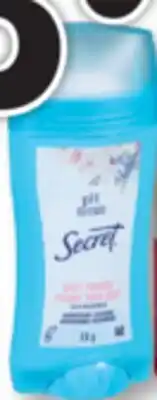 Familiprix Secret PH Balanced baby powder solid antiperspirant offer