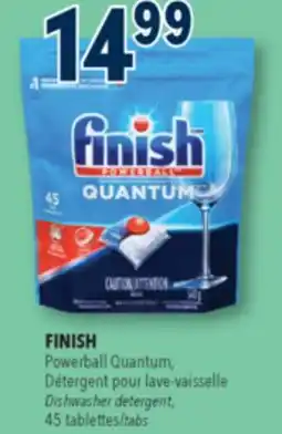 Familiprix Finish Powerball Quantum dishwasher detergent tabs 45un offer