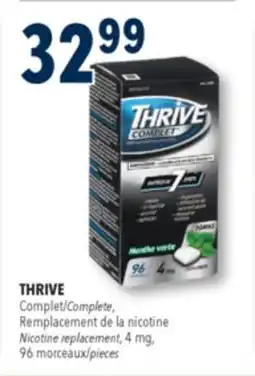 Familiprix THRIVE Complete Nicotine replacement, 4 mg, 96 pieces offer