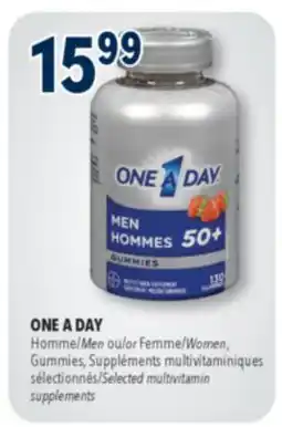Familiprix One A Day Men 50+ advanced multivitamin 130un offer