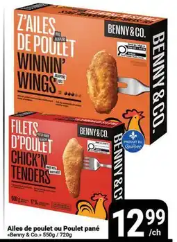 Pasquier Ailes de poulet ou Poulet pané offer