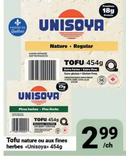 Pasquier Tofu nature ou aux fines herbes offer