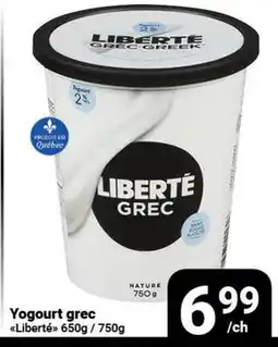 Pasquier Yogourt grec Liberté offer