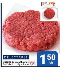 Pasquier Burger de bœuf haché maigre Delectable offer