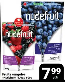 Pasquier Fruits surgelés Nudefruit offer