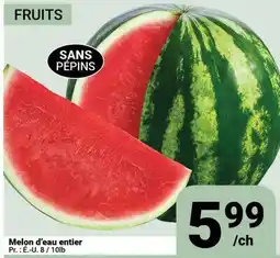 Pasquier Melon d'eau entier offer
