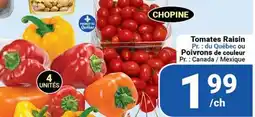 Pasquier Tomates Raisin Poivrons de couleur offer