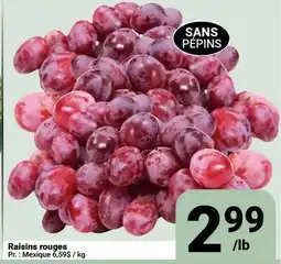 Pasquier Raisins rouges offer