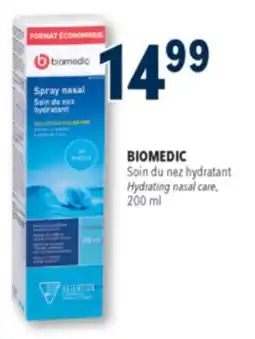 Familiprix Biomedic nasal spray medium stream value size offer