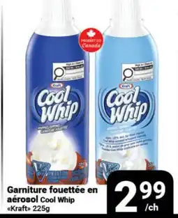 Pasquier Garniture fouettée en aérosol Cool Whip Kraft offer