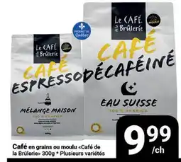 Pasquier Café en grains ou moulu Café de la Brûlerie offer
