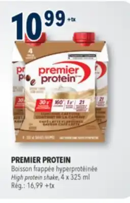 Familiprix Premier Protein café latte shakes offer