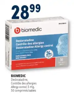 Familiprix BIOMEDIC Desloratadine, Contôle des allergies offer