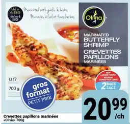 Pasquier Crevettes papillons marinées Olivia offer