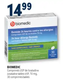 Familiprix Biomedic non-drowsy 24 hour allergy remedy tablets 30un offer