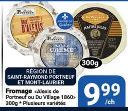 Pasquier Fromage Alexis de Portneuf ou Du Village 1860 offer