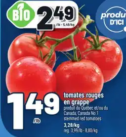 Metro TOMATES ROUGES EN GRAPPE | STEMMED RED TOMATOES offer