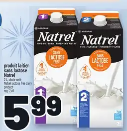 Metro PRODUIT LAITIER SANS LACTOSE NATREL offer