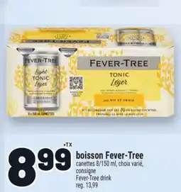 Metro BOISSON FEVER‑TREE | FEVER-TREE DRINK offer
