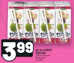 Metro JUS OU COCKTAIL SELECTION | SELECTION JUICE OR COCKTAIL offer