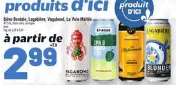Metro bière Boréale, Lagabière, Vagabond, La Voie Maltée offer