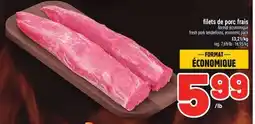 Metro FILETS DE PORC FRAIS | FRESH PORK TENDERLOINS offer