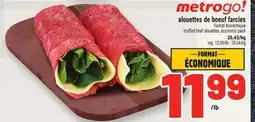 Metro ALOUETTES DE BŒUF FARCIES | STUFFED BEEF ALOUETTES offer