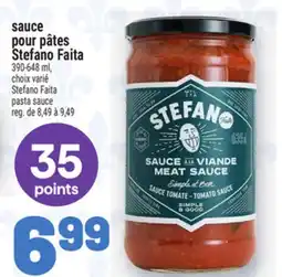 Metro SAUCE POUR PÂTES STEFANO FAITA | STEFANO FAITA PASTA SAUCE offer