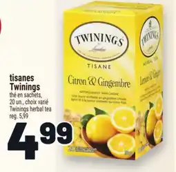 Metro TISANES TWININGS | TWININGS HERBAL TEA offer