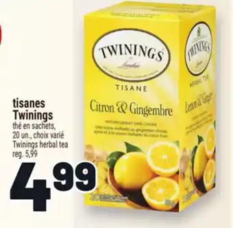 Metro TISANES TWININGS | TWININGS HERBAL TEA offer