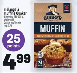 Metro MÉLANGE À MUFFINS QUAKER | QUAKER MUFFIN MIX offer