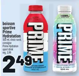 Metro BOISSON SPORTIVE PRIME HYDRATATION | PRIME HYDRATION SPORT DRINK offer