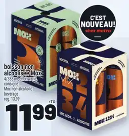 Metro BOISSON NON ALCOOLISÉE MOX | MOX NON-ALCOHOLIC BEVERAGE offer