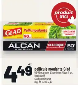 Metro PELLICULE MOULANTE GLAD | GLAD PLASTIC WRAP offer