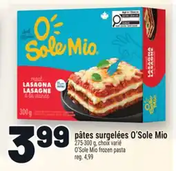 Metro PÂTES SURGELÉES O'SOLEMIO | O'SOLEMIO FROZEN PASTA offer