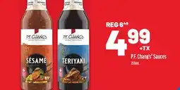 Metro P.F CHANG'S SAUCES offer