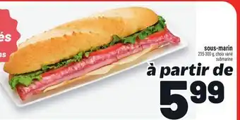 Metro SOUS-MARIN | SUBMARINE offer