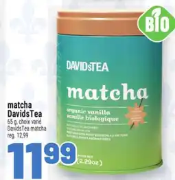 Metro DAVIDSTEA MATCHA offer