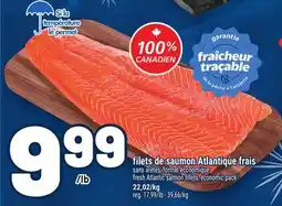 Metro FILETS DE SAUMON ATLANTIQUE FRAIS SANS ARÊTES | FRESH ATLANTIC SALMON FILLETS offer