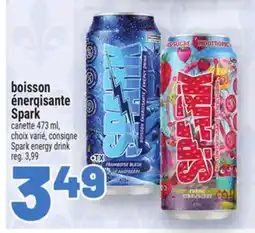 Metro BOISSON ÉNERGISANTE SPARK offer