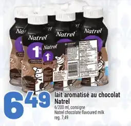 Metro LAIT AROMATISÉ AU CHOCOLAT NATREL | NATREL CHOCOLATE FLAVOURED MILK offer
