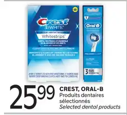 Brunet CREST, ORAL-B Produits dentaires sélectionnés offer